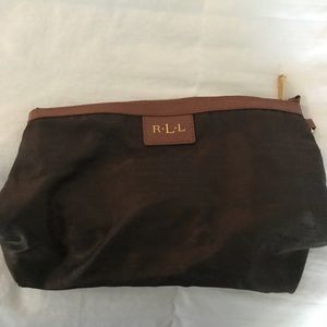 Ralph Lauren pouch/ makeup or jewelry holder